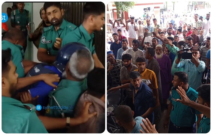 সিলেটে আদলত চত্বরে শিশু ফাহিমা হত্যা মামলার আসামির ওপর ফের হামলা